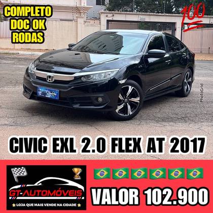 HONDA CIVIC 2.0 16V FLEXONE EXL 4P CVT
